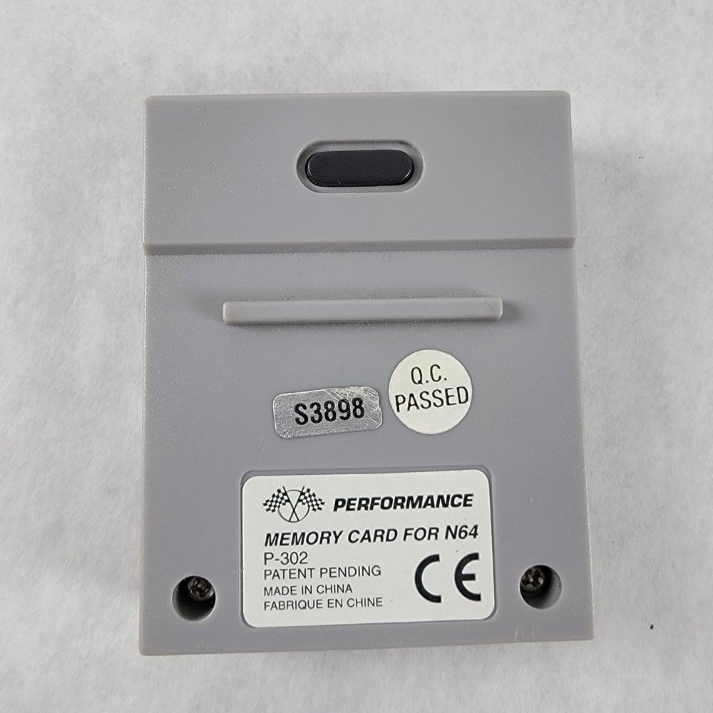 Nintendo 64 Performance Memory Card Mint condition Used