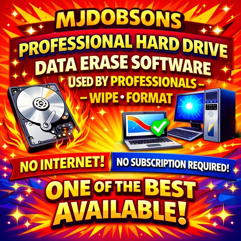 Erase Hard Drive Wipe Clean Format Delete Destroy Data USB Subscription Free