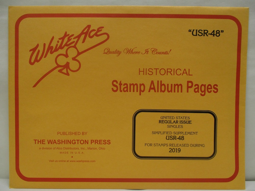 White Ace Stamp Supplement 2019 Regular Issue "USR-48"
