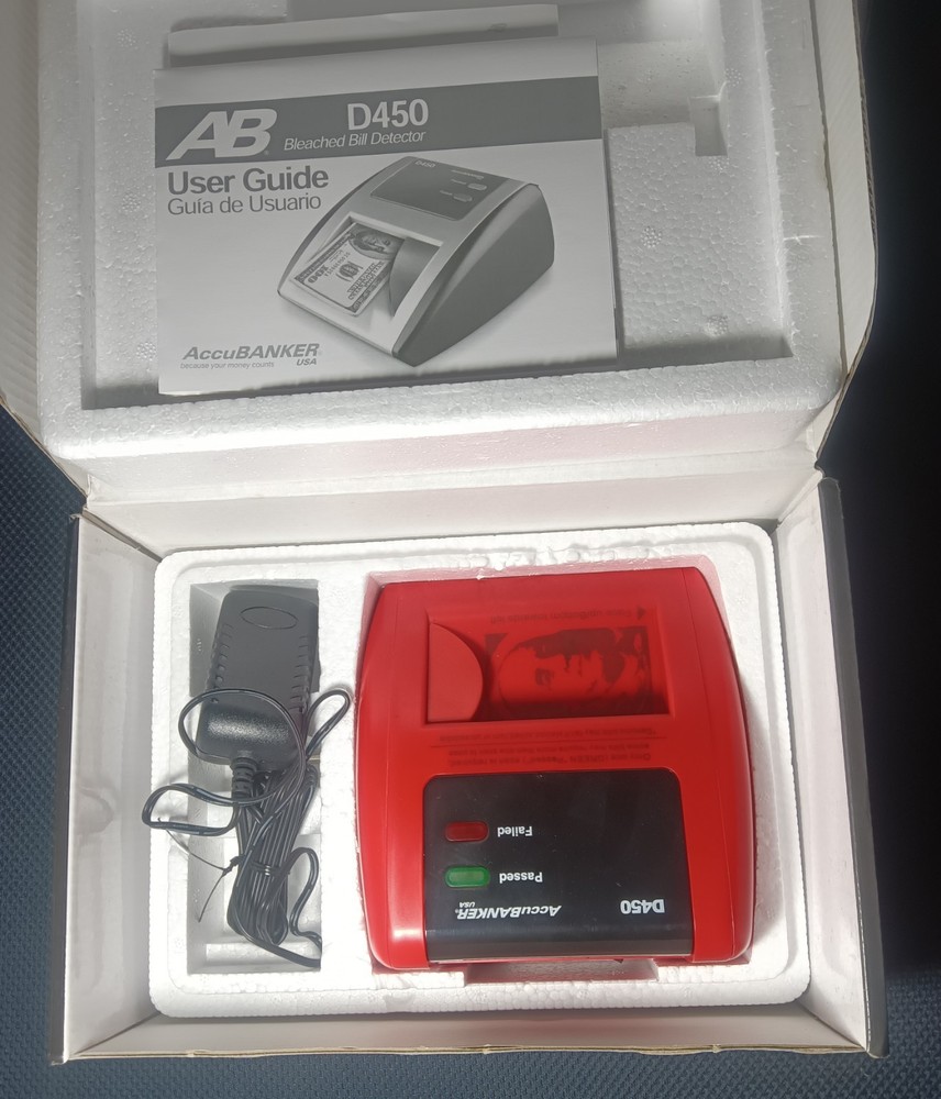 AccuBANKER D450 Bleached Bills Auto Detector -