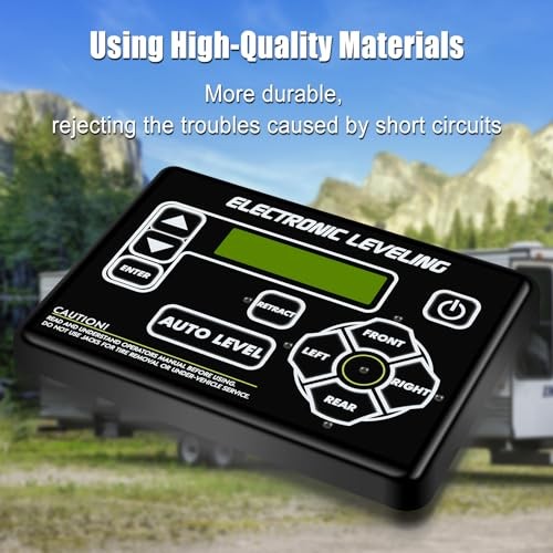 RV Leveling touchpad with Auto-Leveling Button Replace 421484 Fit for Lippert