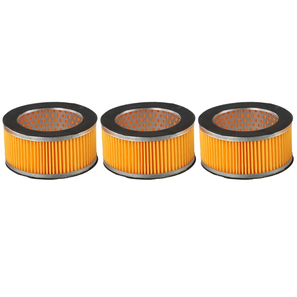 Yellow Cylinder Shape Air Compressor Element Filters Assembly Set Replacement