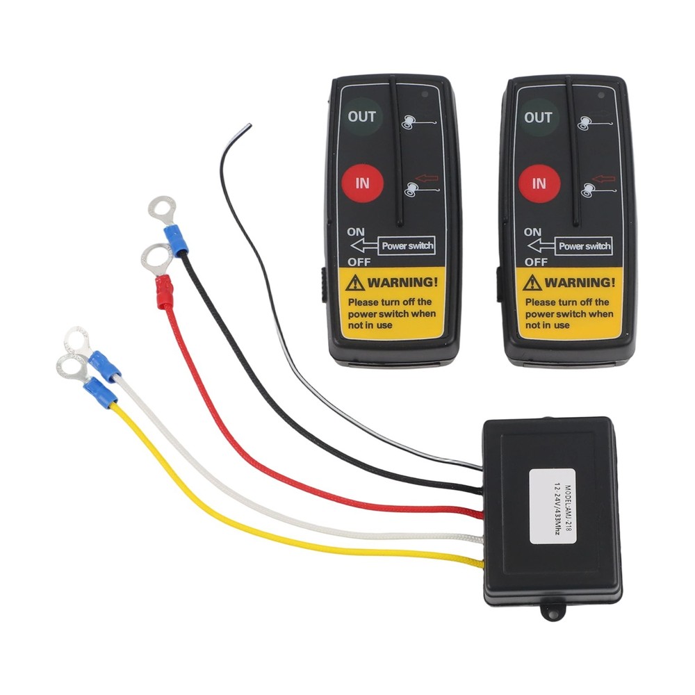 12V 24V Wireless Controller Remote for Winch and Hydraulic Pump Systems