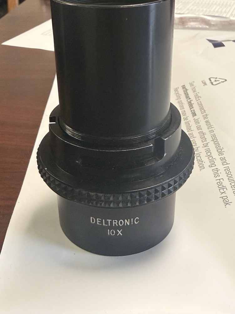 Deltronic Optical Comparator 10X Lens