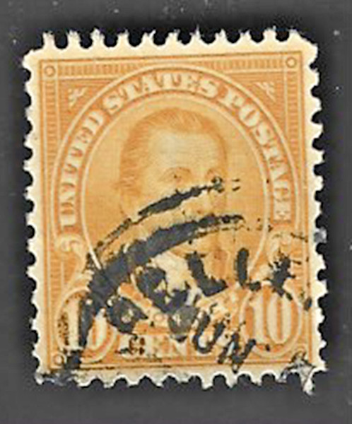 Scott# 642 10c Monroe with CDS cancel~ (B-8)