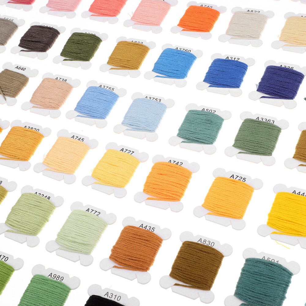 1 Box 80 Color Embroidery Thread Yarn Thread Sewing Thread Sewing Machine Thread