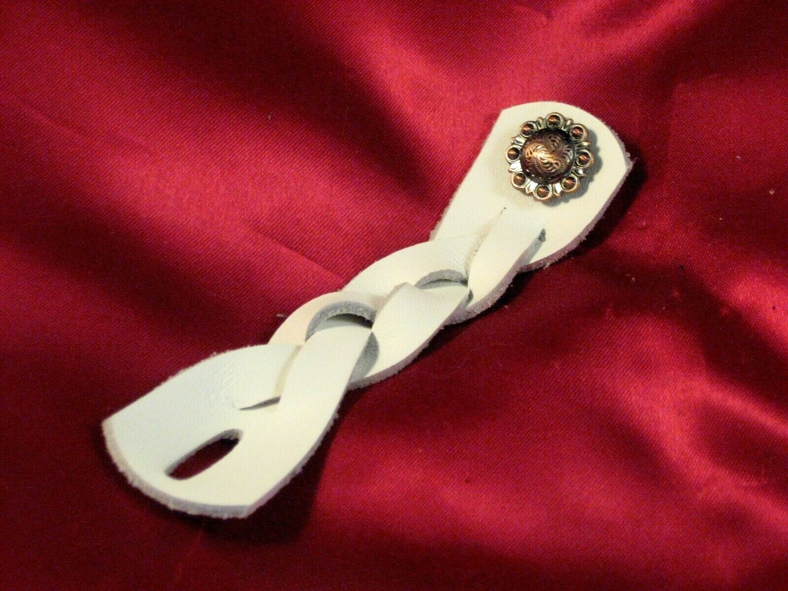 Handcrafted Vest Extender,Mystery Braid Button Type Black or White Sold Separate