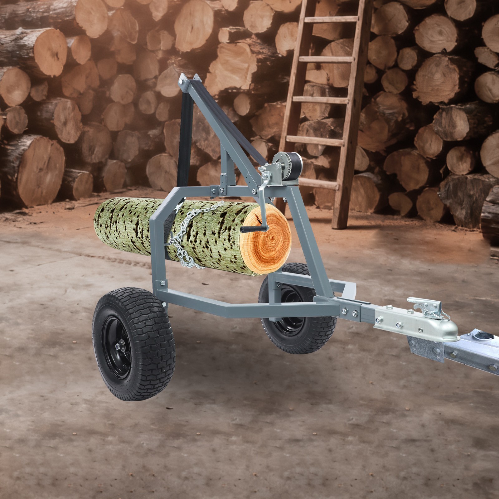 Heavy Logs Skidder Logging Trailer Transporting Cart Trolley Log Skidding Arch