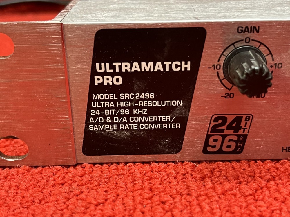 Used Behringer Ultramatch Pro SRC2496 AD/DA Sample Rate Converter Good Condition