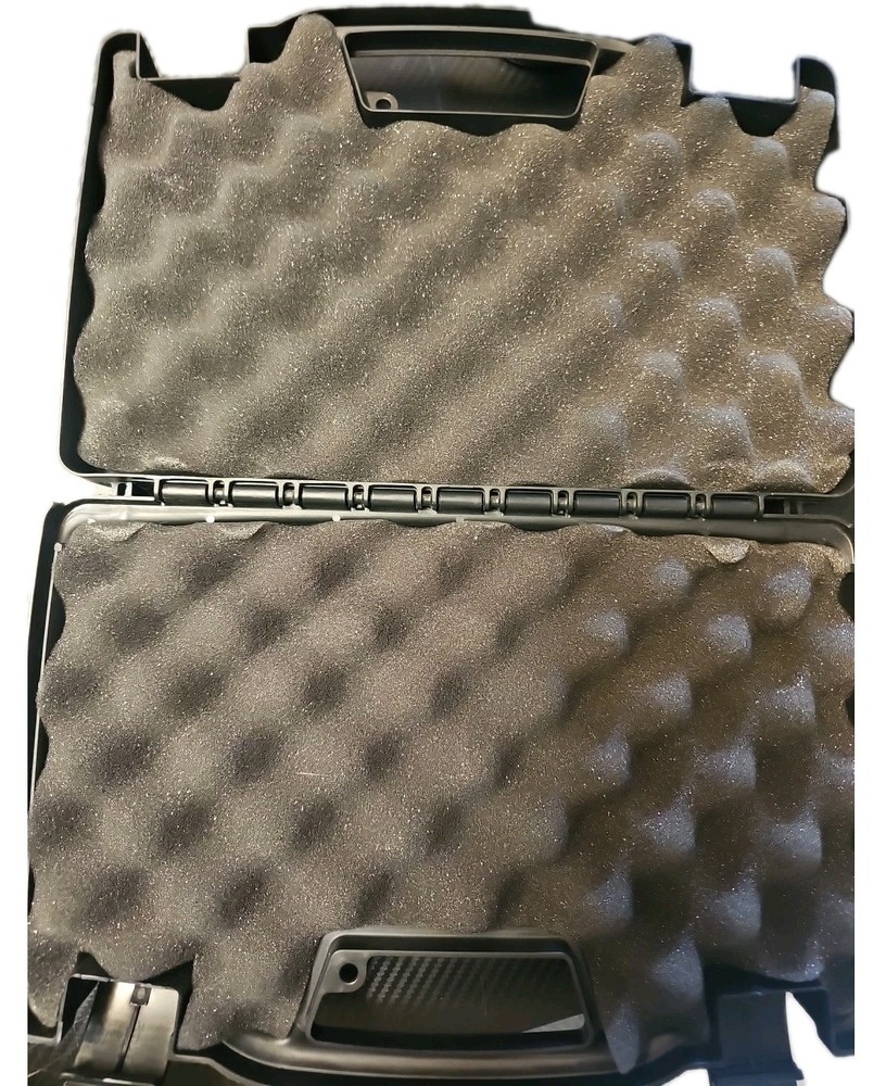 Plano Protector Series Black Pistol Case Hard Shell with Foam Padding