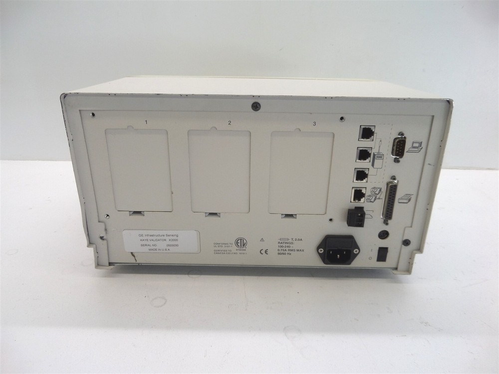 GE Kaye Validator 2000 Thermal Validation w/ 3 Sensor Modules