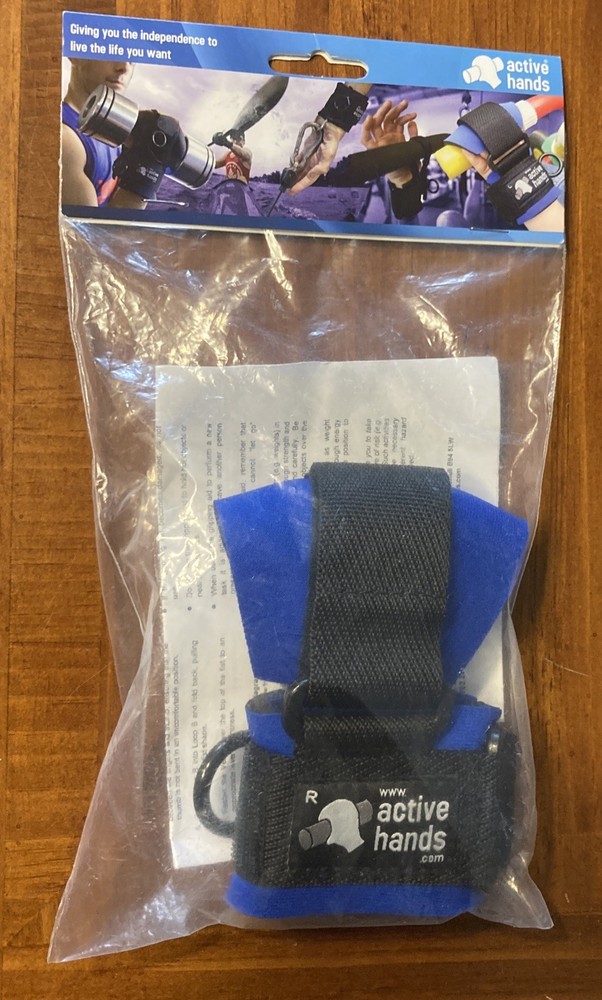 Active Hands General Purpose Gripping Aid | Mini Sized For Right Hand | Blue