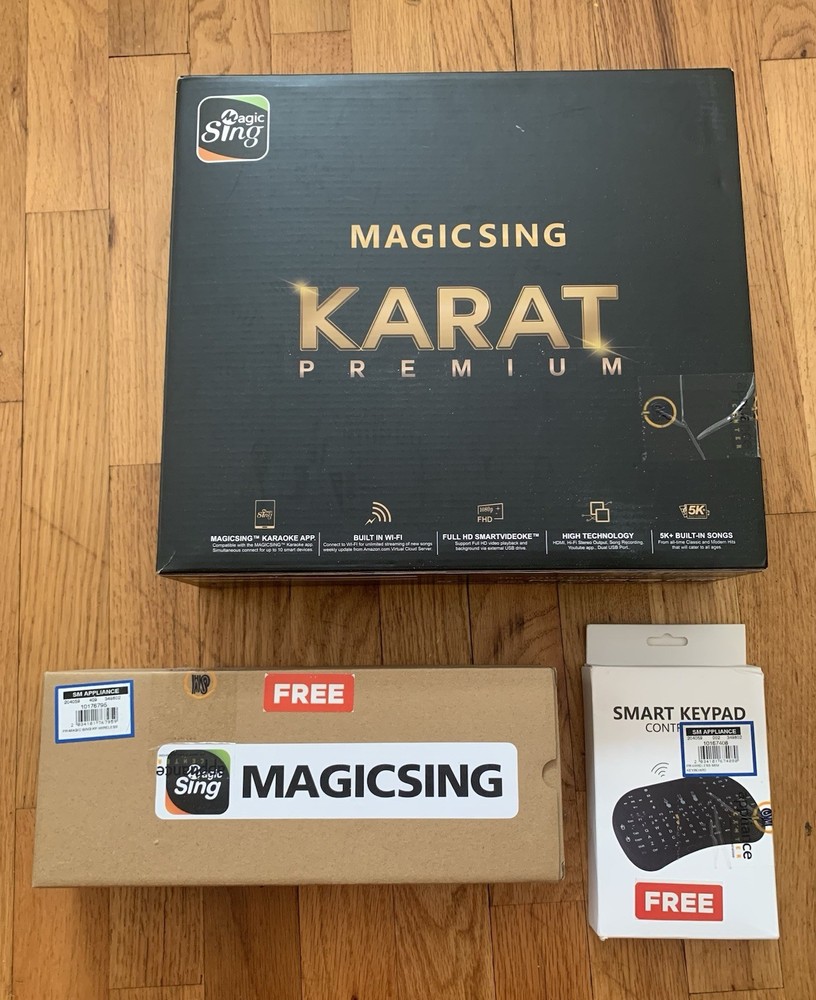 Magic Sing Karat Premium With KP Wireless Microphone & Smart Keypad Controller