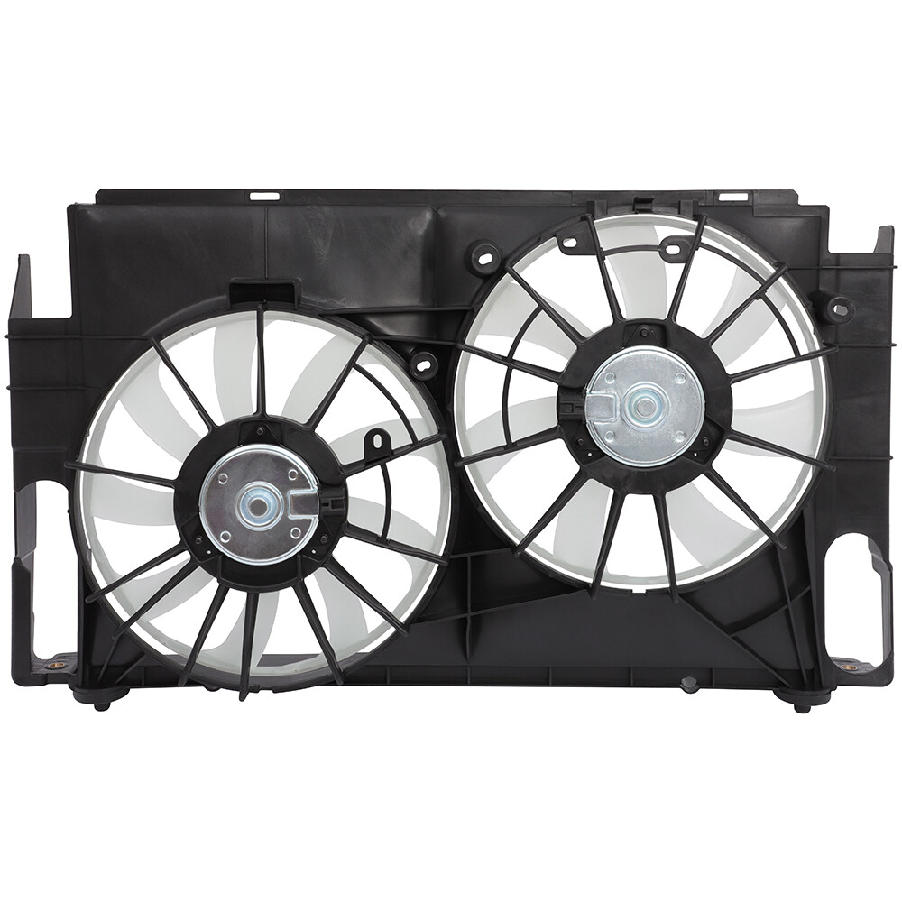 A/C Condenser & Radiator Condenser Cooling Fan Kit For 2013-18 Toyota RAV4 2.5L