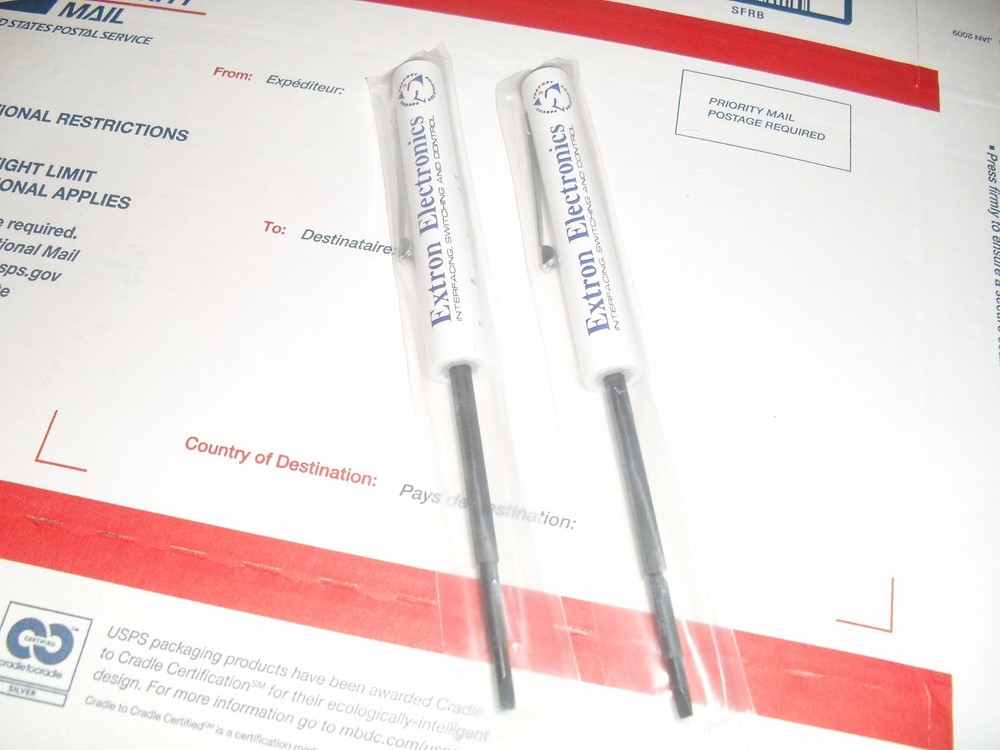 Extron Reversible Pocket Screw Drivers (Pair)