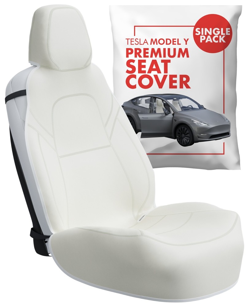 Tesla Model Y Waterproof Seat Cover - Full Side & Back Coverage (Single)