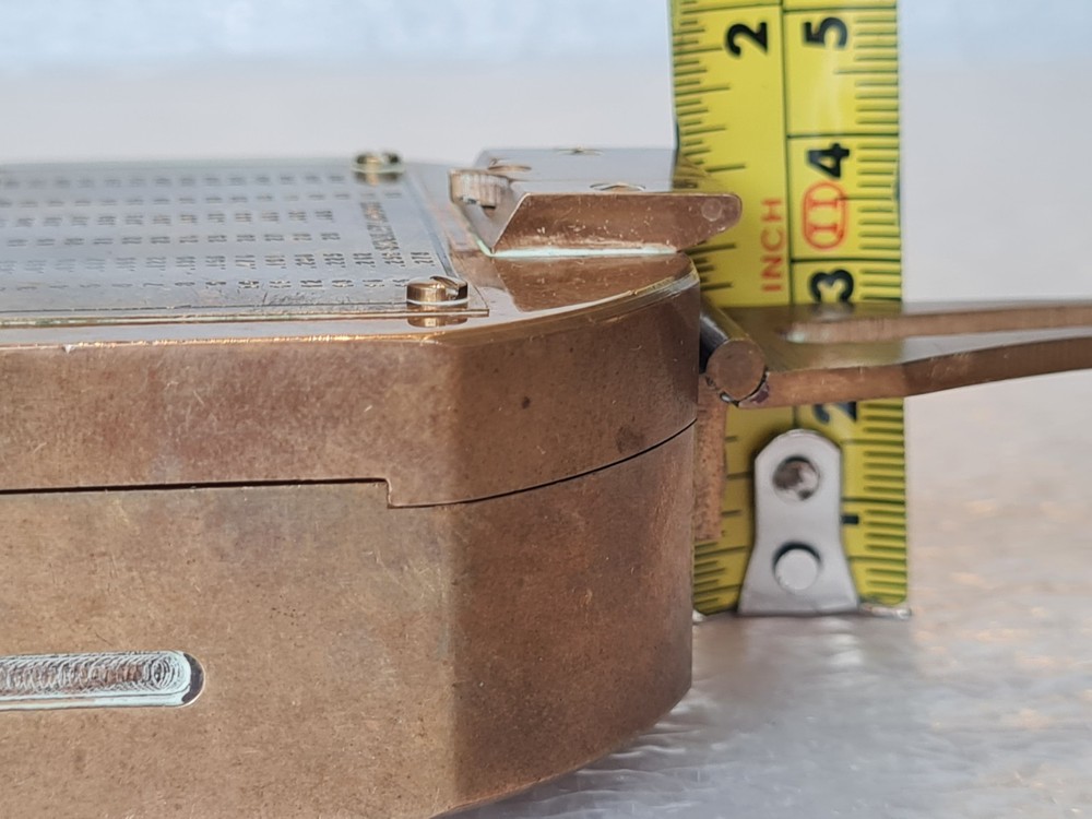 Vintage Stanley Brass Navigation Compass - Maritime