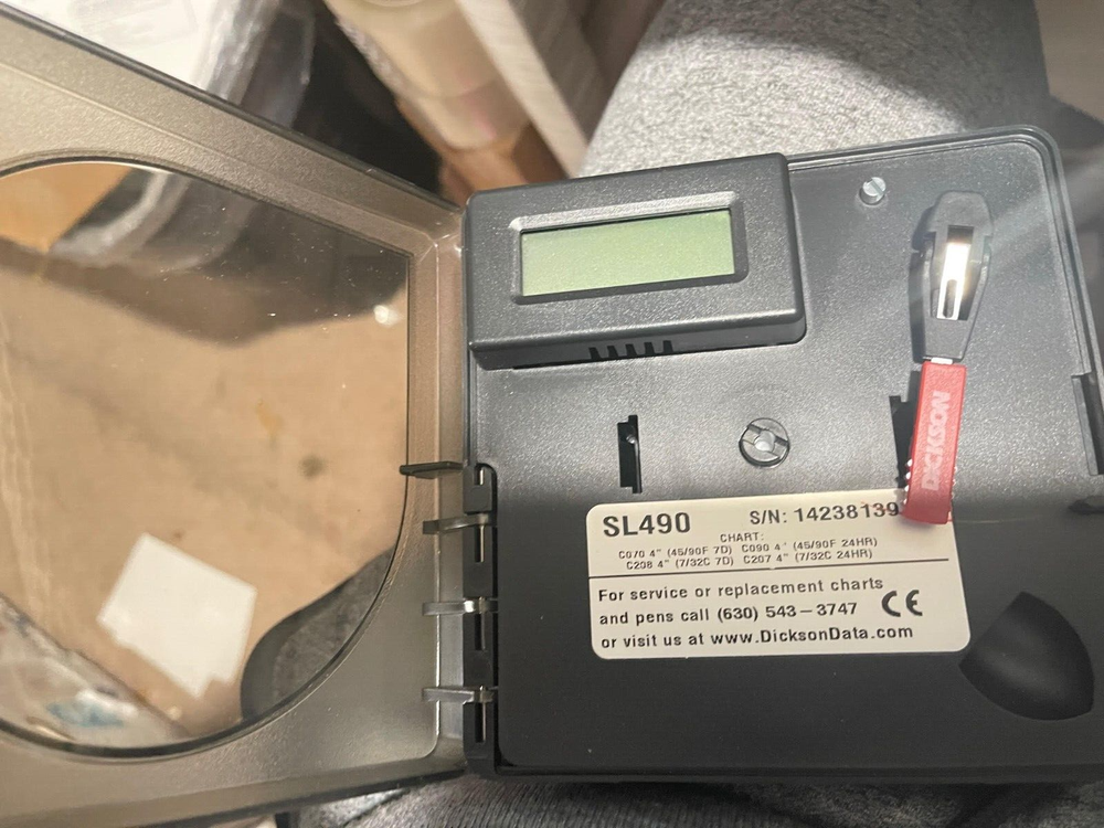USED Dickson Temperature Chart Recorder SL490- No battery(3H)