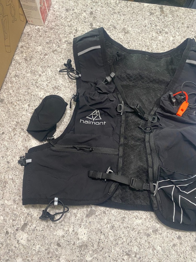 Haimont Running Hydration Vest 1 TPU Soft Flasks Lightweight Runner