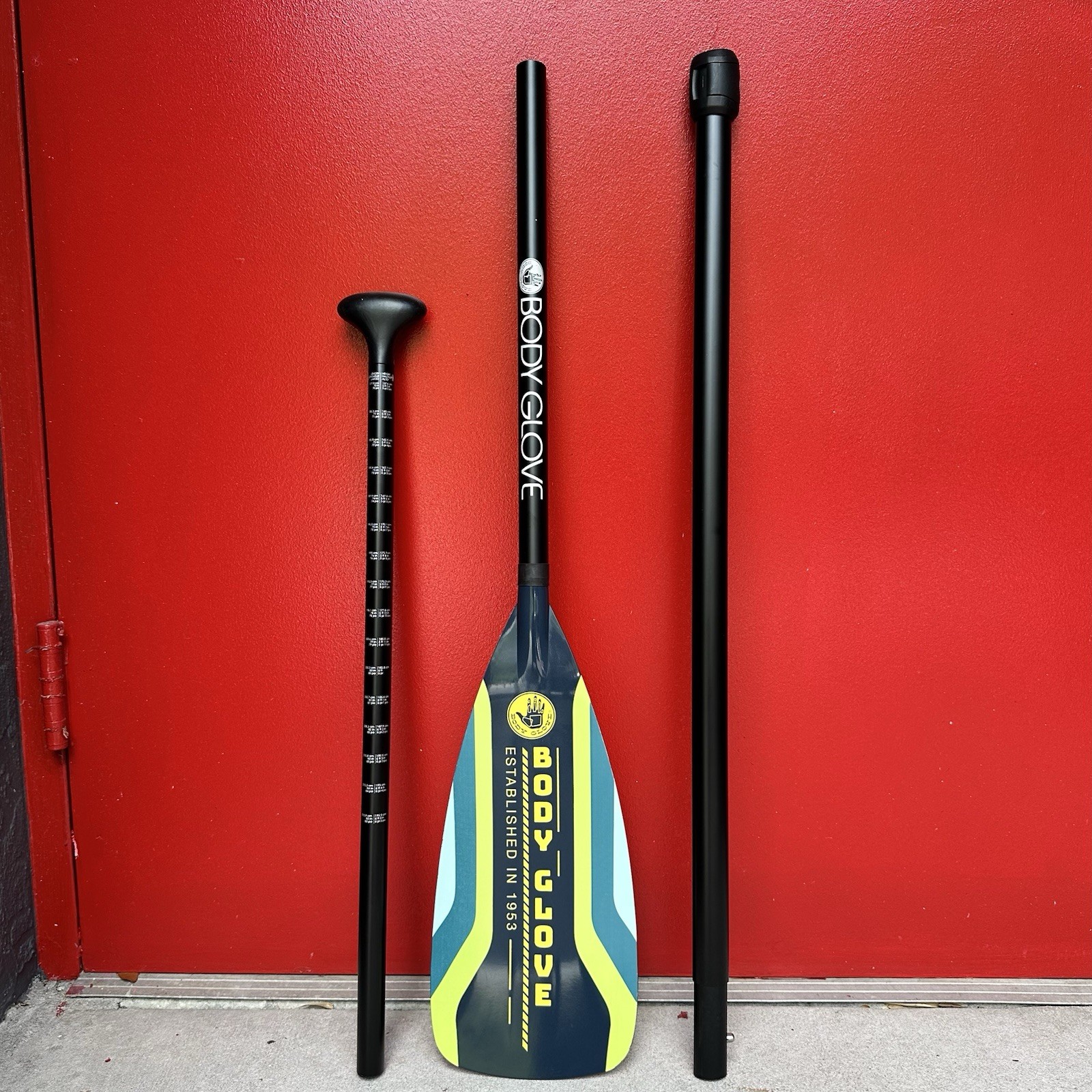 3-Piece Adjustable SUP Paddle –Lightweight, Floating Aluminum Shaft (Body Glove)