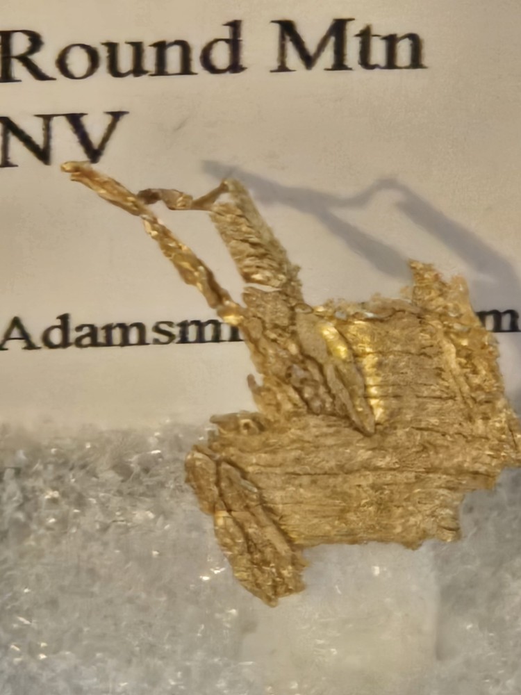 Beautiful Round Mountain Gold specimen