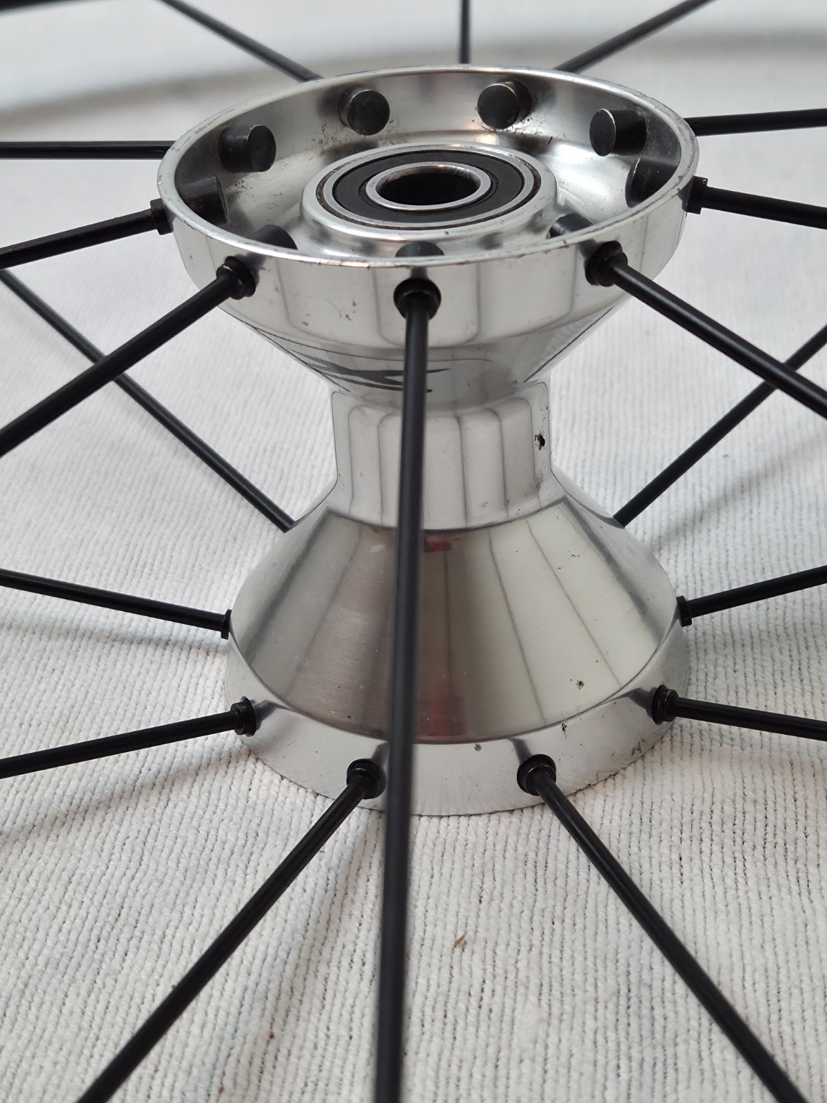 Spinergy SPOX 22" Wheelchair Wheel (1) L 24 .18.111X2 Aluminum w/ RB-2RS Bearing