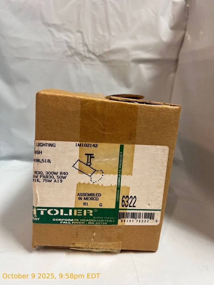 NEW Philips Lightolier 6322 Lytespan Track Light Matte Black Basic Universal