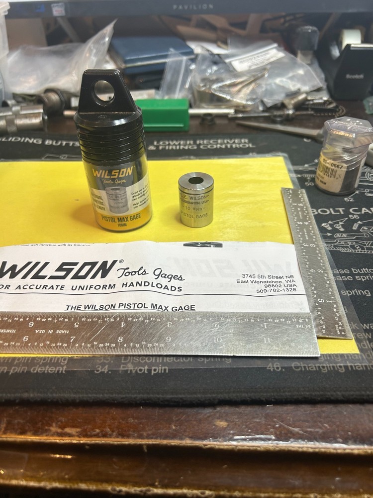 L.E. Wilson 10 MM Pistol Max  Gage