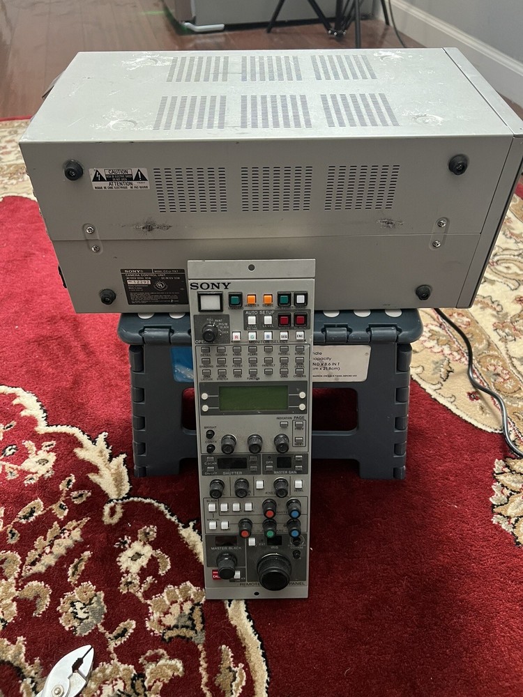 Sony Camera Control Unit CCU-TX7 With Remote RCP-TX7