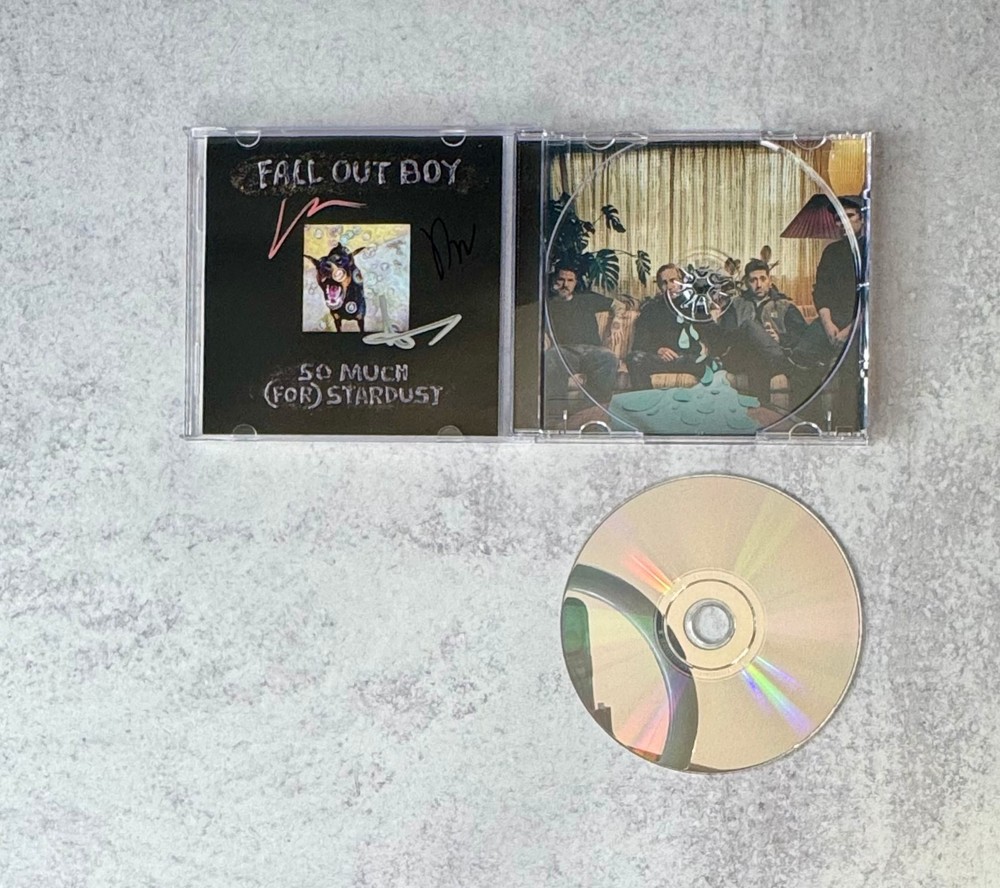 Fall Out Boy So Much (for) Stardust Box, CD, Autographed Insert