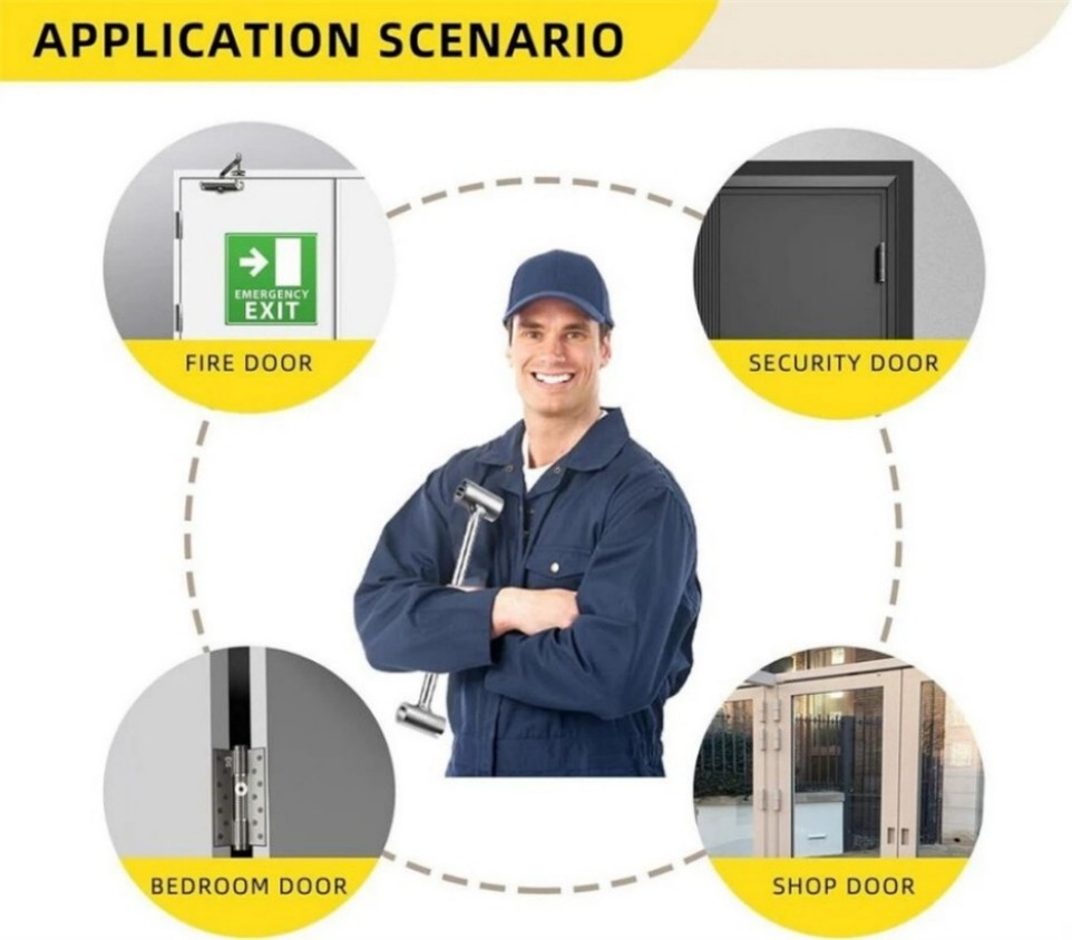 Hinges Gap Adjusting Wrench-Door Hinge Repair Spanner-Adjustable Wrench Tool&+