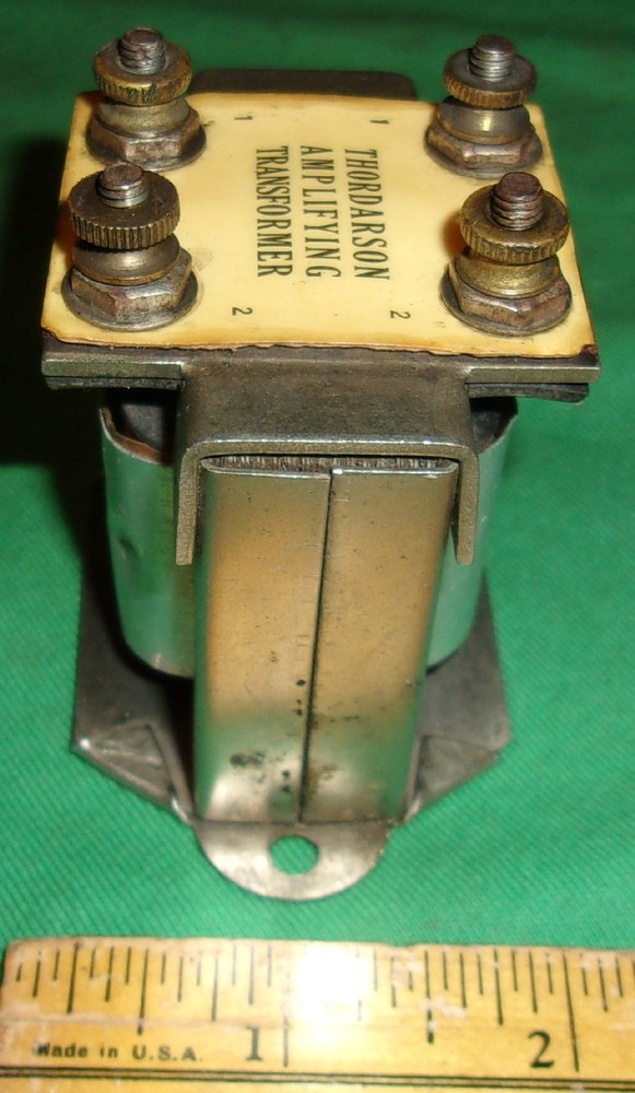 (2) Thordarson Amplifying Transformers Open Winding Radio/Audio (1920's)