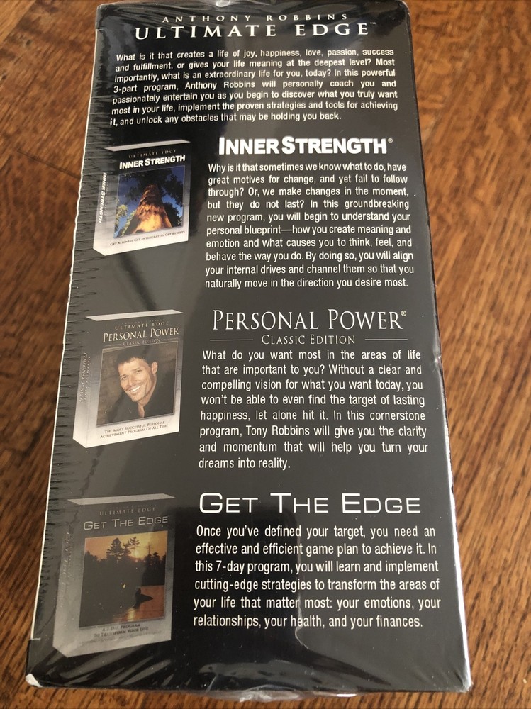 Anthony Robbins - Ultimate Edge 3 Part System - CD & DVD Set