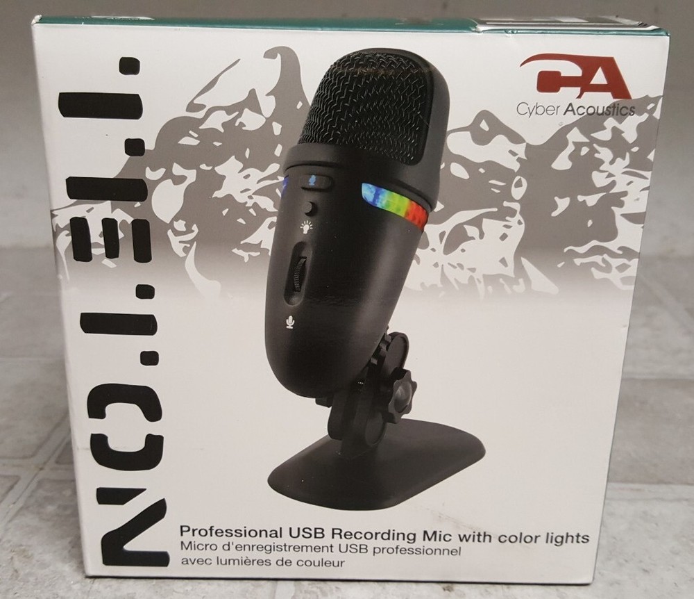 OPEN BOX Cyber Acoustics Teton Microphone Model : CVL-2009