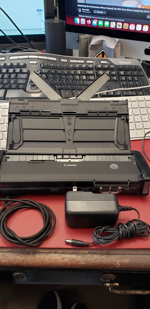 Canon ImageFORMULA P-215II Portable Duplex Document Scanner USB 3.0 w/Bundle