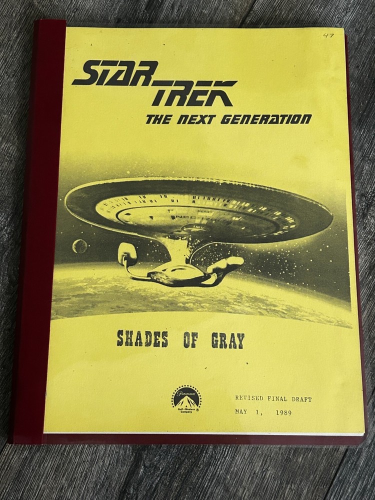 STAR TREK Script The Next Generation Shades of Gray Revised Final Draft