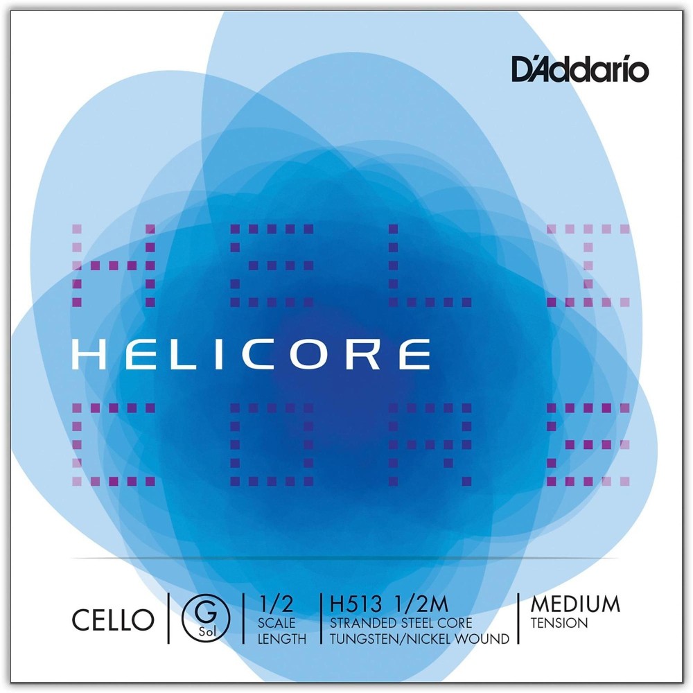D'Addario Helicore Series Cello G String 1/2 Size