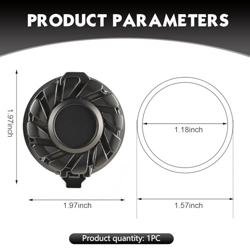 Engine Start Stop Button Cover, Car Starter Button Cover, Luminous 1 PC Black