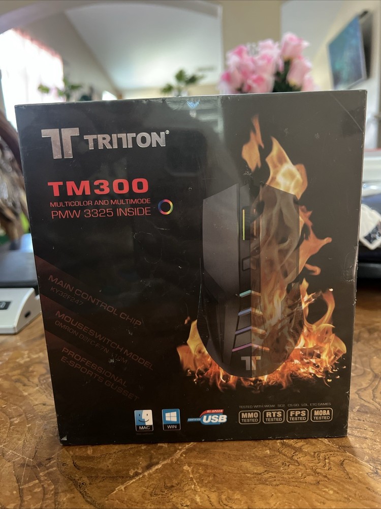 Tritton TM 300 GAMING MOUSE 5000DPI Wired Gaming Mouse NEW!