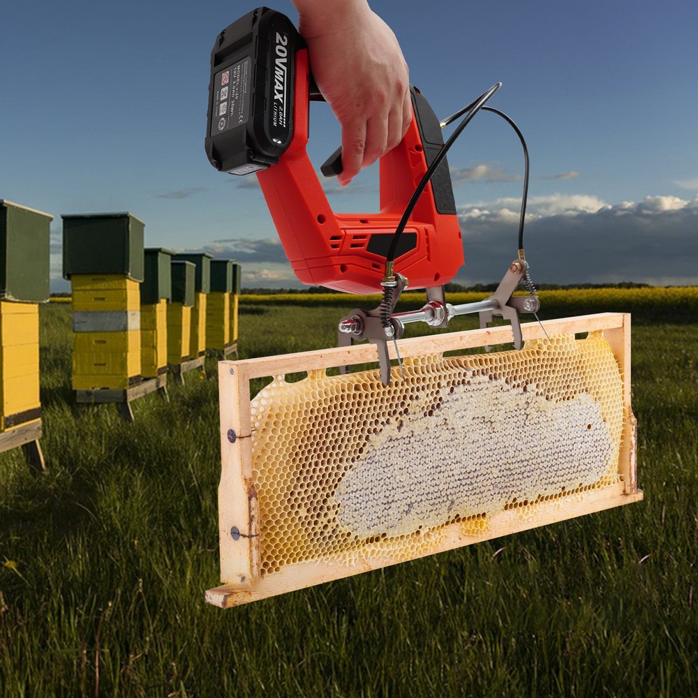 Portable Electric Bee Shaker Bee Remover Handheld Beehive Frame Shaking Machine