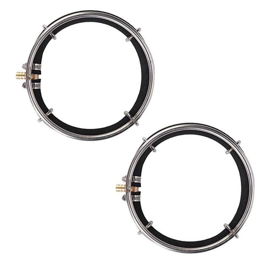 2 Pcs Fish Tank Bubbler Air Diffuser Rings Aquarium Oxygenation Device