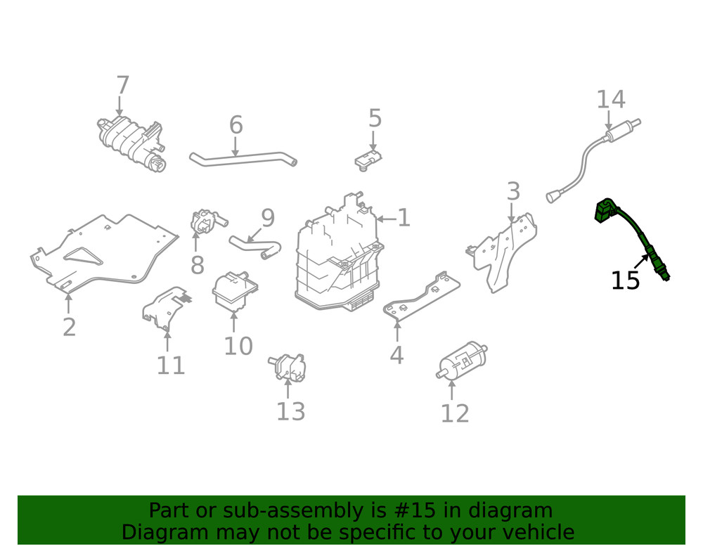 Genuine Nissan Oxygen Sensor 226A0-9BT0C