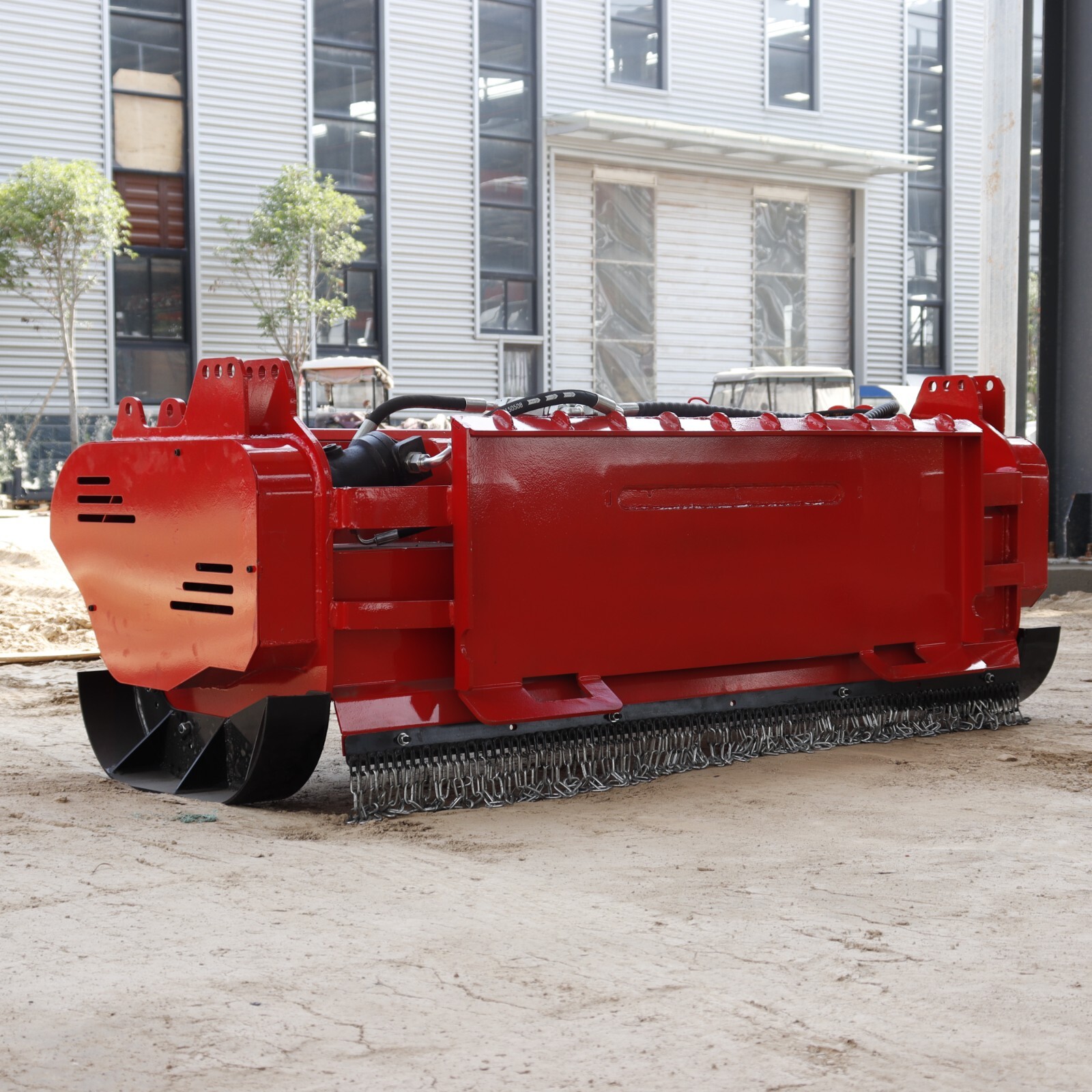 60"Heavy Duty Forestry Mulcher for Bobcat Skid Steer,Steel Blade, Quick Attach