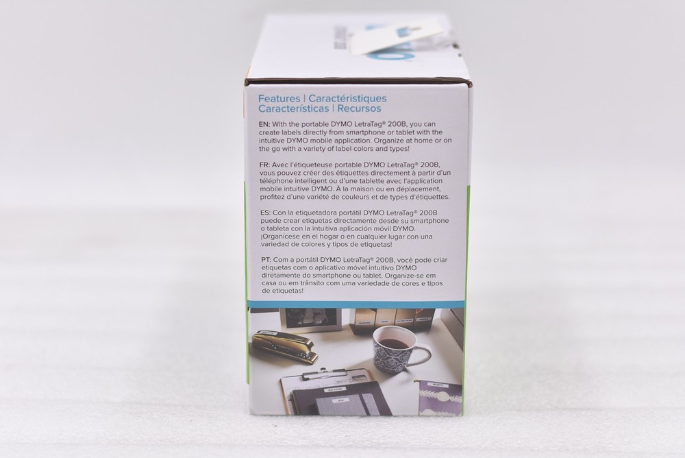 DYMO LetraTag 200 Bluetooth Label Maker Includes 1 White Paper Label Tape