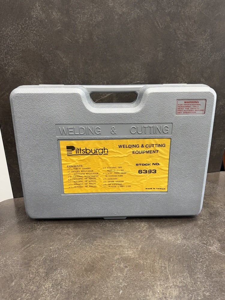 Pittsburgh 6393 Oxygen and Acetylene Cutting and Welding Torch Kit