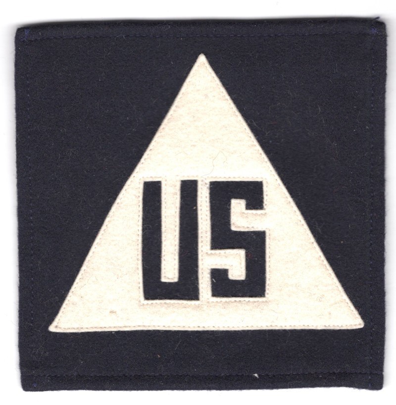 Army Patch: Civilian Noncombatant - WWII, felt on felt