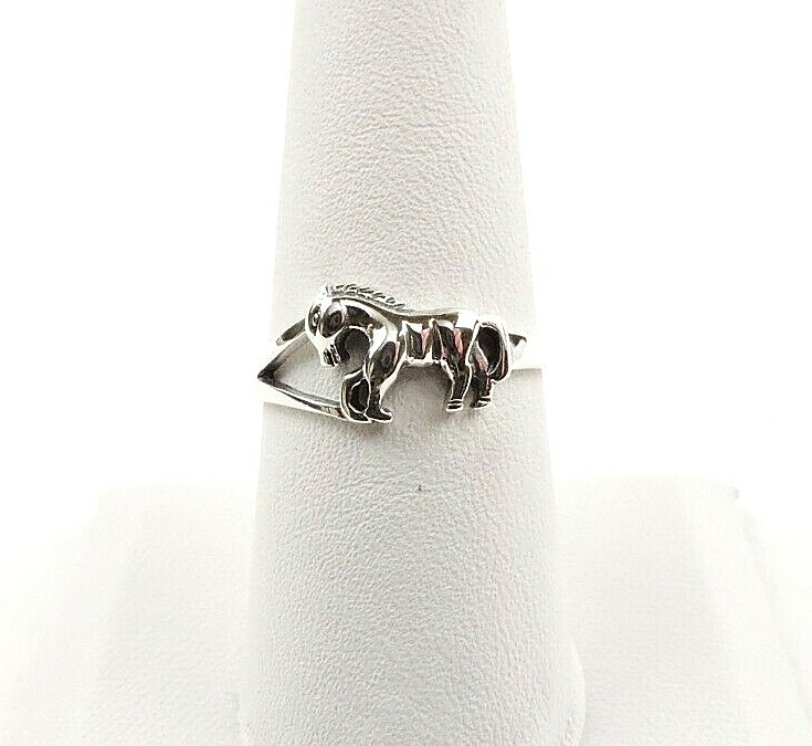 Sterling Silver Horse Ring - Free Gift Packaging