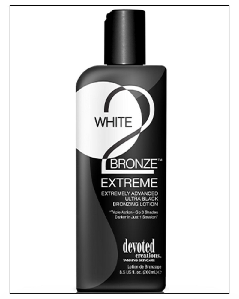 Devoted Creations White 2 Black Extreme Tanning Lotion - 8.5oz.