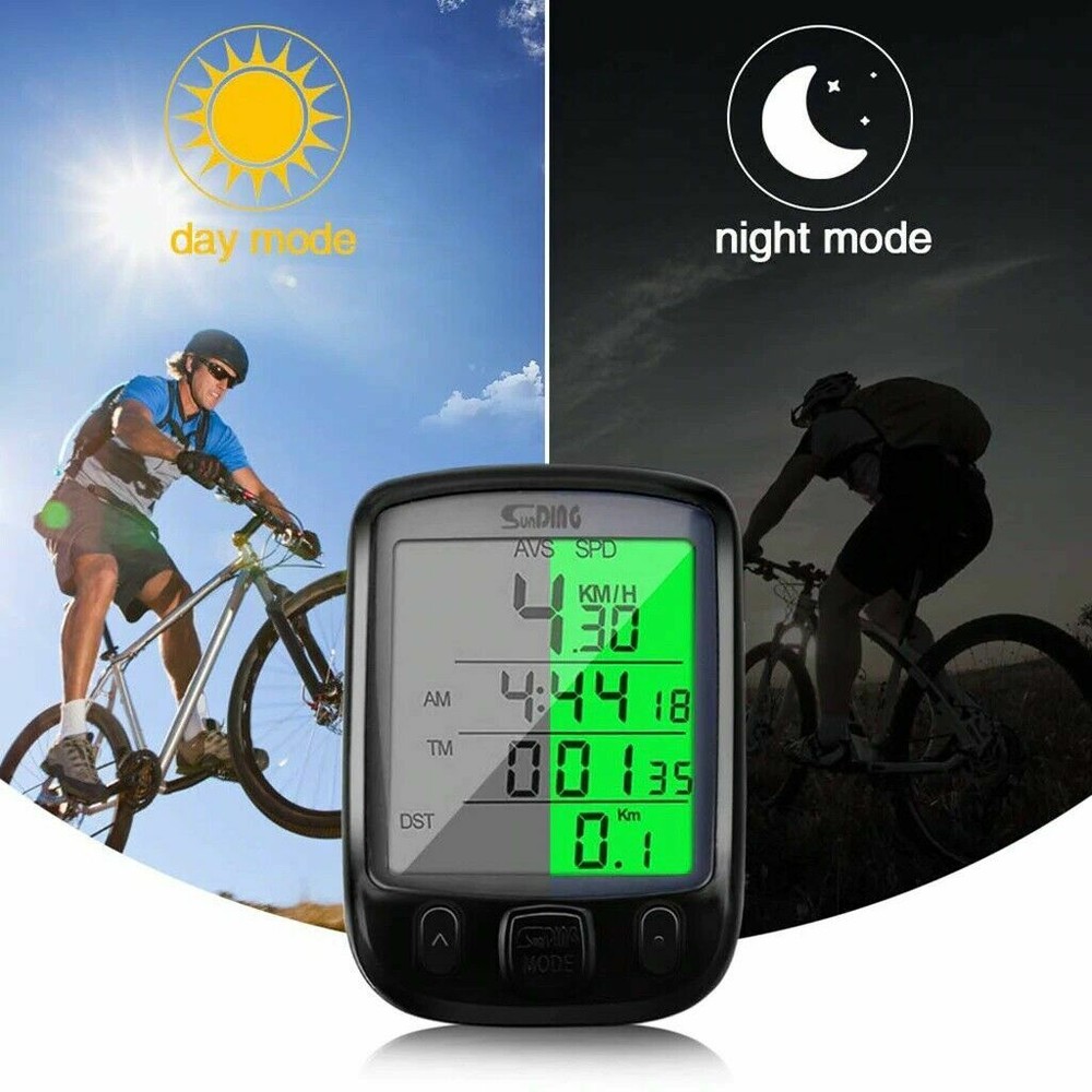 Waterproof Bicycle Speedometer Cycle Bike Meter Computer Speed Odometer Cycling