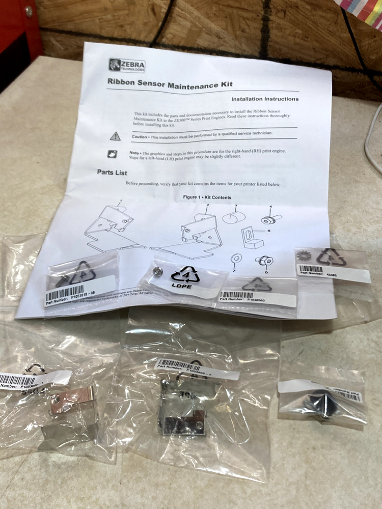 Zebra Ribbon Sensor Maintenance Kit ZE500 Series (D4)